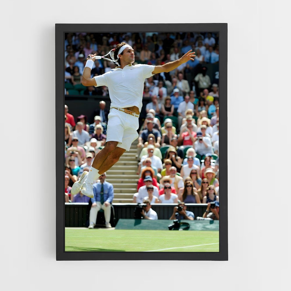 Poster L'Ascension de Federer – affiche Tennis (vue 2)